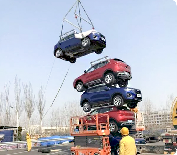 設(shè)備吊裝服務(wù)-品牌汽車(chē)疊羅漢表演